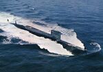 USS Tullibee (SSN-597) underway at sea, circa in 1960.jpg