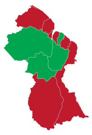 2015 Guyanese general election results by region.svg