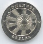 5 Mark DDR 1971 - 400. Geburtstag von Johannes Kepler - Bildseite.JPG