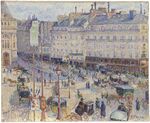 Camille Pissarro - La Place du Havre et la rue d’Amsterdam, matin, soleil - Art Institute Chicago (PD 986).jpg