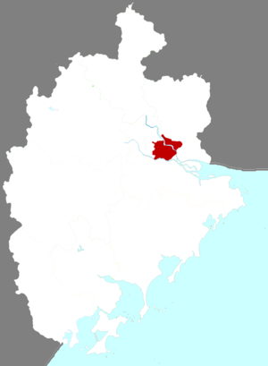 Лунвэнь на карте