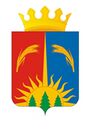 Coat of Arms of Yurlinsky rayon (Perm krai) with a crown.JPG
