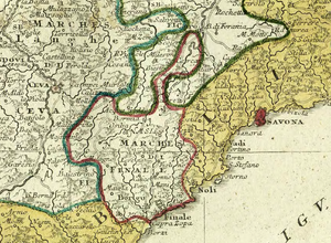 Маркизат Финале в 1749 году