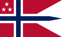 Rank Flag of a Vice Admiral of the Royal Norwegian Navy.svg