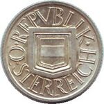 ½ Schilling Rückseite