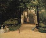 Bazille - Au jardin (1864).jpg
