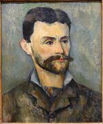 Jules Peyron by Paul Cezanne, c. 1885-1887, oil on canvas - Fogg Art Museum, Harvard University - DSC01580.jpg