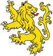 Lion Rampant Regaurdant.svg