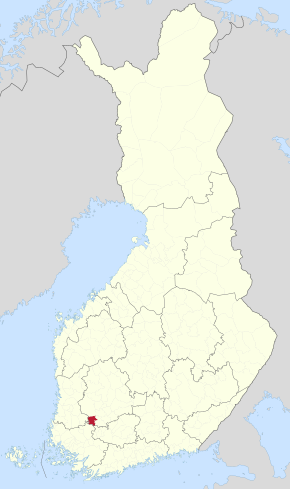 Punkalaidun sijainti Suomi.svg