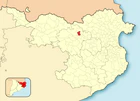Расположение муниципалитета на карте провинции