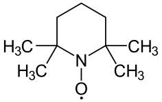 2,2,6,6-Tetramethylpiperidinyloxyl.svg