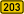 Bundesstraße 203 number.svg