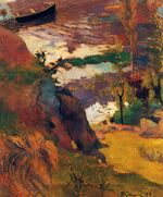 Gauguin 1888 Pêcheur et baigneurs sur l'Aven.jpg