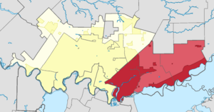 Krasnodar city (Russia) Karasunsky district.png