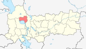 Вашкинский район на карте