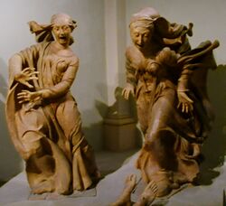 Niccolò dell'arca, Compianto sul Cristo morto, Chiesa di S. Maria della vita, Bologna 05.JPG