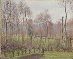 Pissarro - Peupliers, temps gris, Éragny, 1895.jpg