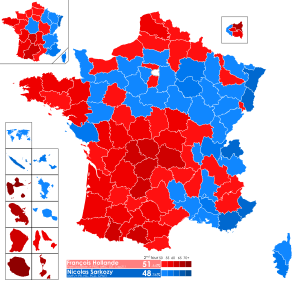 Élection présidentielle française de 2012 T2 carte départements & régions.svg