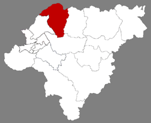 Баянь на карте