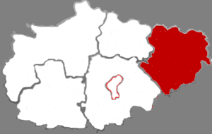 Линчуань на карте