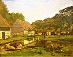 Farmyard in Normandy by Claude Monet - Musée d’Orsay, Paris - Joy of Museums.jpg