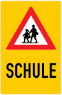 Hinweistafel - Schule.svg