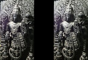 KA 030 Belur Chennakeshava Temple right Dvarapalaka small.jpg