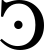 Latin capital letter reversed C with dot.svg