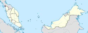 Перлис на карте
