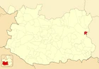 Расположение муниципалитета на карте провинции