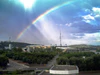 Vue sur le stade Geoffroy Guichard et La Tour Plein Ciel de Montreynaud.jpg