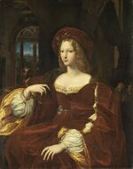 Portrait de Jeanne d'Aragon, by Raffaello Sanzio, from C2RMF retouched.jpg