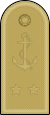 Shoulder rank insignia of ammiraglio di divisione of the Italian Navy.svg