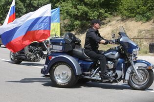 На байк-шоу на Harley-Davidson. Севастополь, 24 июля 2010 года