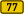 Bundesstraße 77 number.svg