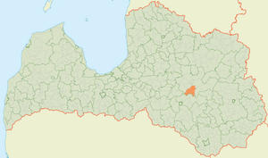 Ляудонская волость на карте