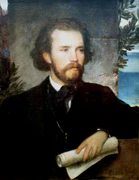 Berlin, Alte Nationalgalerie, Arnold Böcklin, der Sänger Karl Wallenreiter.JPG
