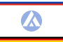 Flag of Azovsky Nemetsky National District (2007).svg