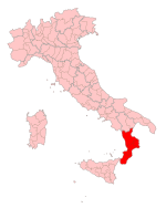 Italian Region Calabria (non correct borders).svg