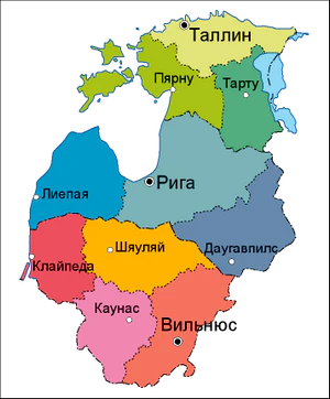 Тартуская область на карте