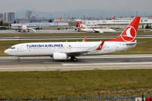 Turkish Airlines, TC-JVZ, Boeing 737-8F2 (37041503516) (2).jpg