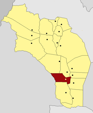 Департамент Хенераль-Хуан-Факундо-Кирога на карте