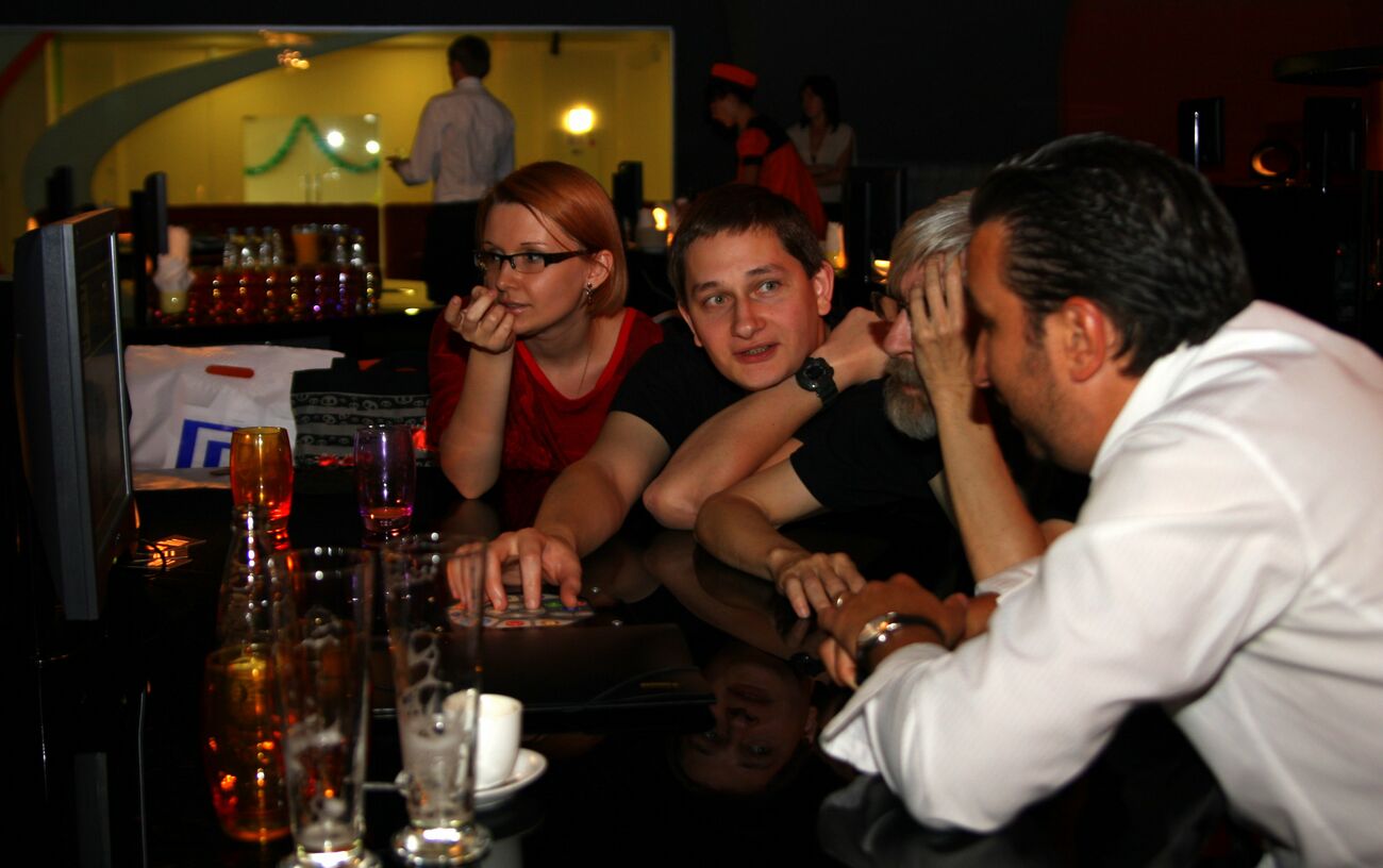Gameplay and PC for Home at Softprom Gamescom afterparty 2009.jpg