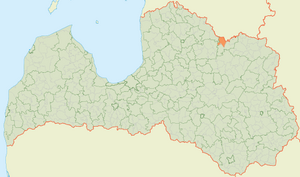 Гауйиенская волость на карте