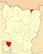 Расположение муниципалитета на карте провинции