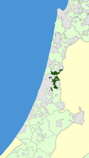 Israel Map - Drom HaSharon Regional Council Zoomin.svg