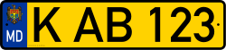 MD license plate KAB123 2014 bus.svg