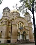 Riga Russisch-Orthodoxe Kathedrale Christi Geburt 3.JPG