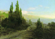Fyodor Vasilyev Evening in the Crimea 11029.jpg