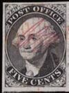 USA postmaster provisional stamp NY Mi 1 YT 2.jpg
